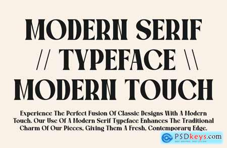 Malobe - Modern Serif Font