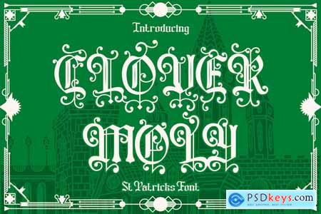 Clover Moly - St Patricks Font