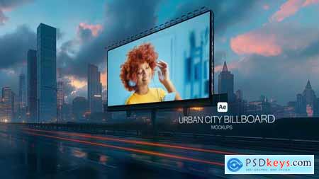 Urban City Billboard Mockups 52337459