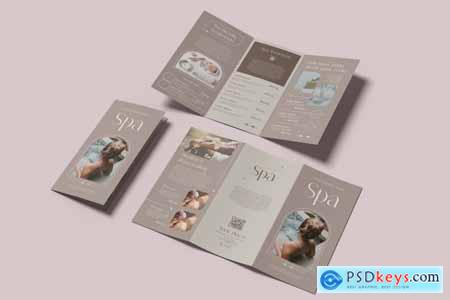 Beauty Spa Trifold Brochure Z9HL9S9