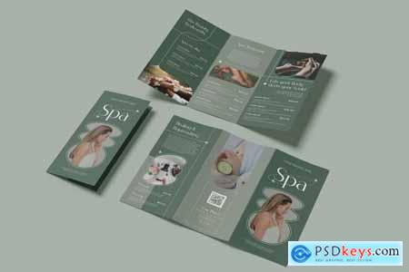 Beauty Spa Trifold Brochure EKZ26VC