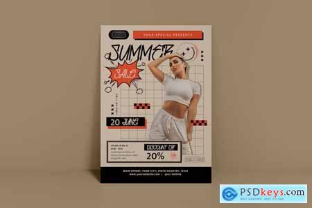 Summer Sale Flyer WX3HBE8