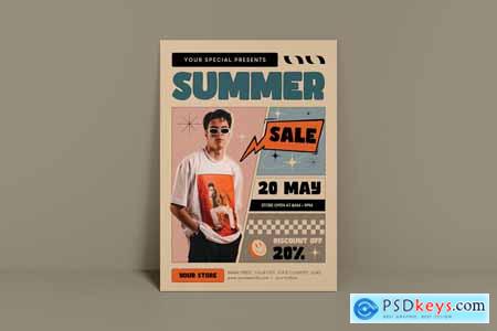 Summer Sale Flyer G79H6XH