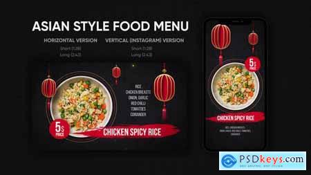 Asian Style Food Menu 26796009