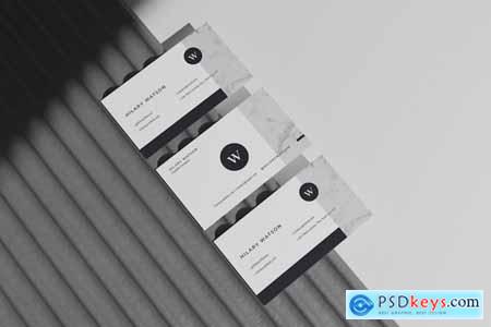 Business Card in Display Mockup