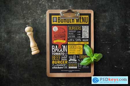 Food Menu Mockup