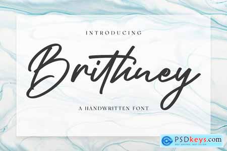 Brithney - Signature Font