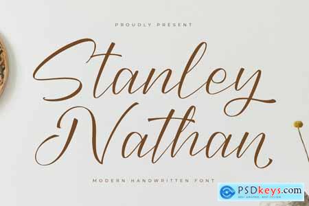 Stanley Nathan Modern Handwritten Font