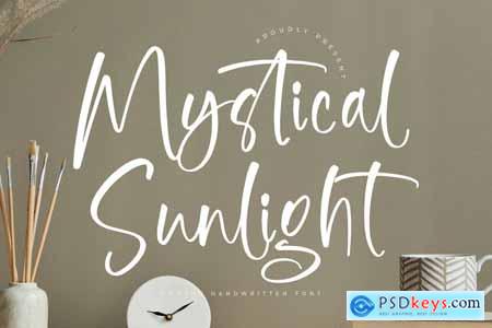 Mystical Sunlight Modern Handwritten Font