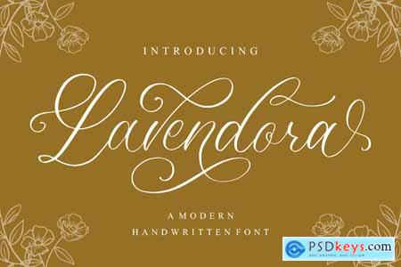 Lavendora - Calligraphy Font