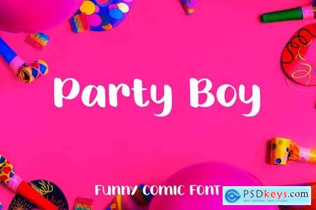 Party Boy - Funny Comic Font