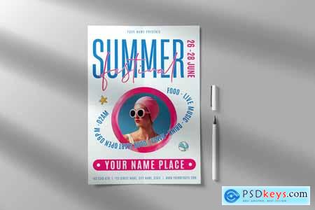 Summer Flyer Template PL7E8HT