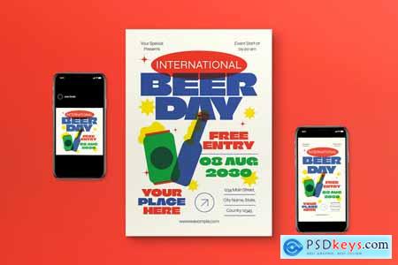 Risograph International Beer Day Flyer Set