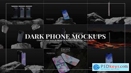 Dark Phone Mockups MOGRT 52324377