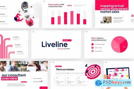Liveline - Business PowerPoint Template