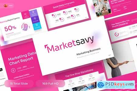Marketsavy - Marketing PowerPoint Template