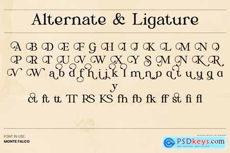 Monte Falco - Classic Serif Font