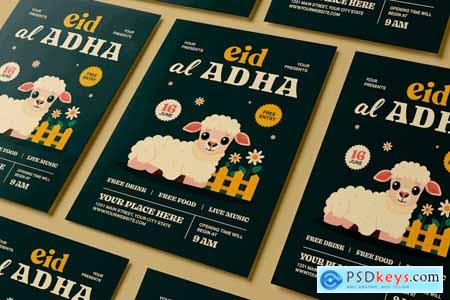 Eid Al Adha Flyer Template WU89GKQ