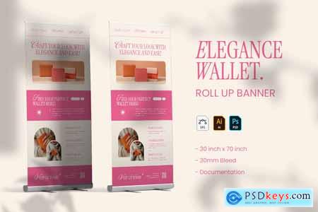 Elegance Wallet - Roll Up Banner