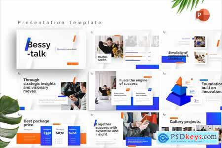 Blue Orange Business Consultant Presentation