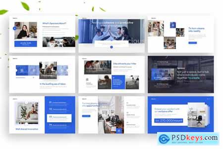 Blue Business Professional Presentation Template