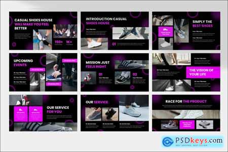 Casual Shoes Brand Presentation Template