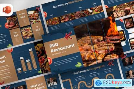 Barbeque Restaurant Presentation Template