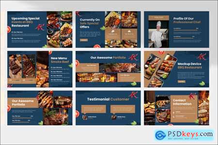 Barbeque Restaurant Presentation Template