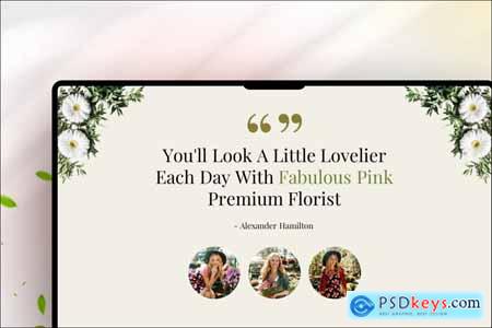 Premium Florist Presentation Template