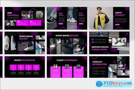 Casual Shoes Brand Presentation Template