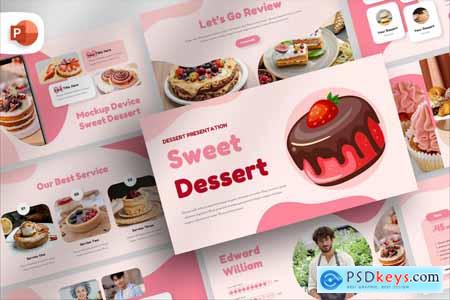 Pinkish Sweet Dessert Presentation Template