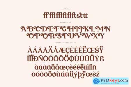 Mystic Grace Modern Serif Font