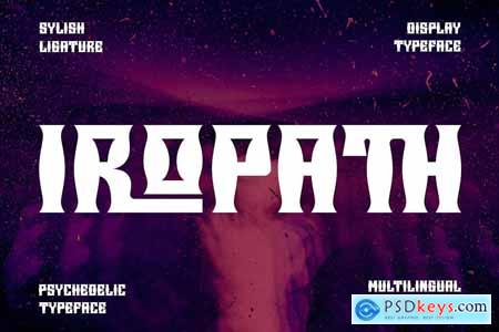 Iropath - Psychedelic Typeface Font