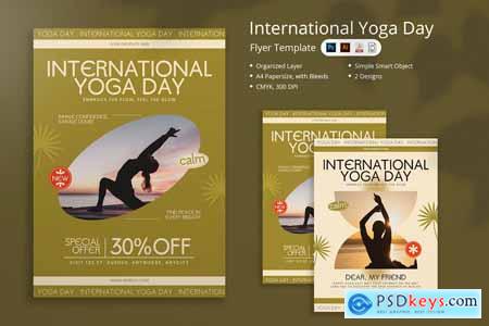Verna - International Yoga Day Flyer