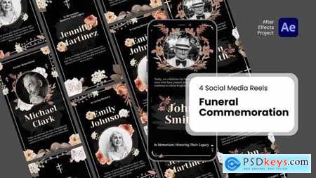 Social Media Reels - Funeral Commemoration After Effect Templates 52294916