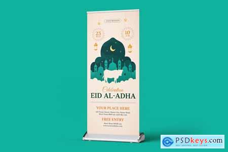 Eid Al-Adha Roll Up Banner