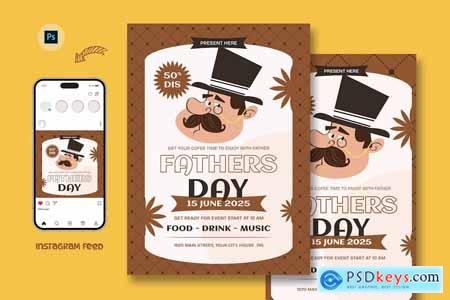 Creenan Fathers Day Flyer Design Template