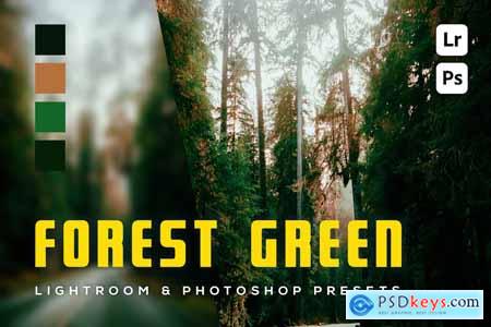 6 Forest Green Lighroom and Photoshop Presets