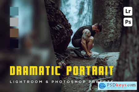 6 Dramatic Portrait Lightroom and Photoshop Preset