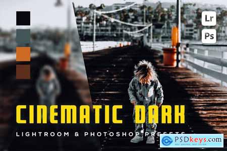 6 Cinematic Dark Lightroom and Photoshop Presets