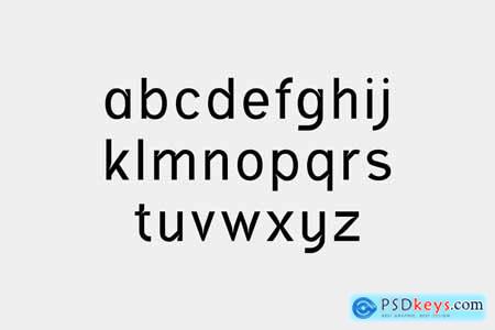 Antheroma Modern Geometric Sans Serif Family Font