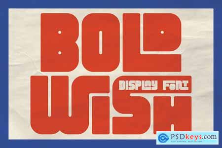 Bold Wish - Display Font
