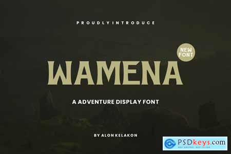 Wamena - Adventure Display Font