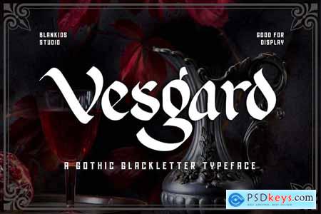 Vesgard a Gothic Blackletter Font