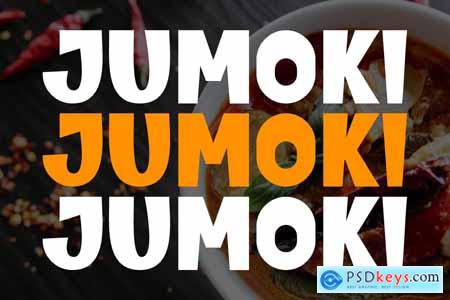 Jumoki Food and Logo Font