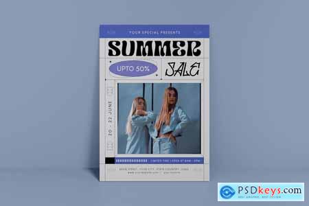 Summer Sale Flyer ABDTU2J