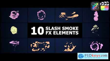 Slash Smoke Elements FCPX 51990370