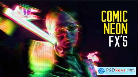 Comic Neon Effects After Effects 52592314