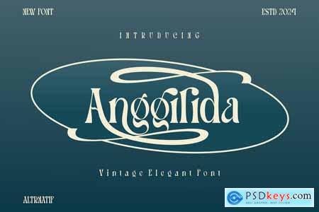 Anggilida - Vintage Elegant Font