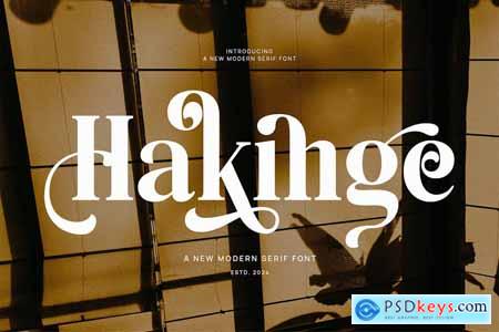 Hakinge - Elegant Serif Font